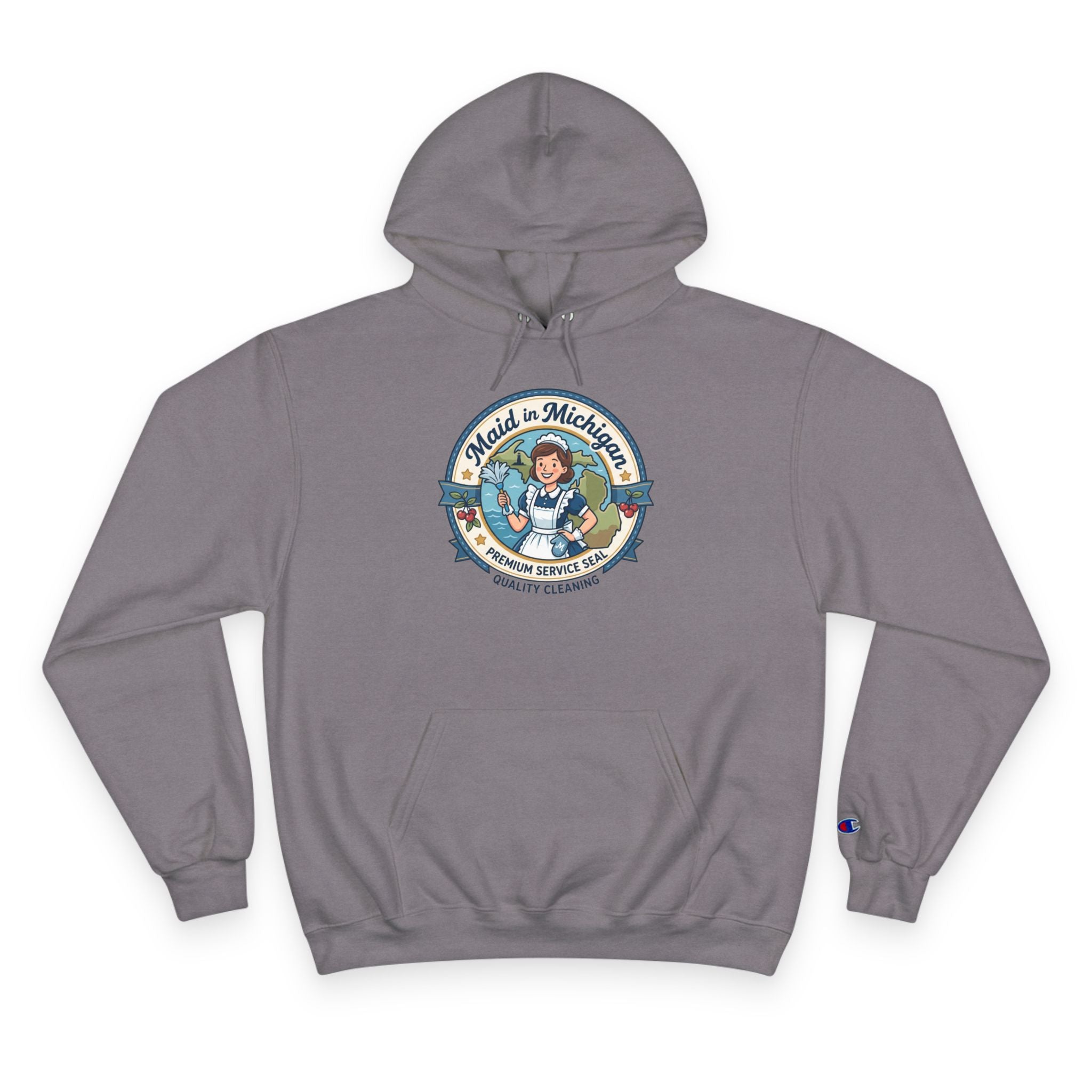 Michigan State Retro Champion Hoodie — World in Michigan Vintage Design