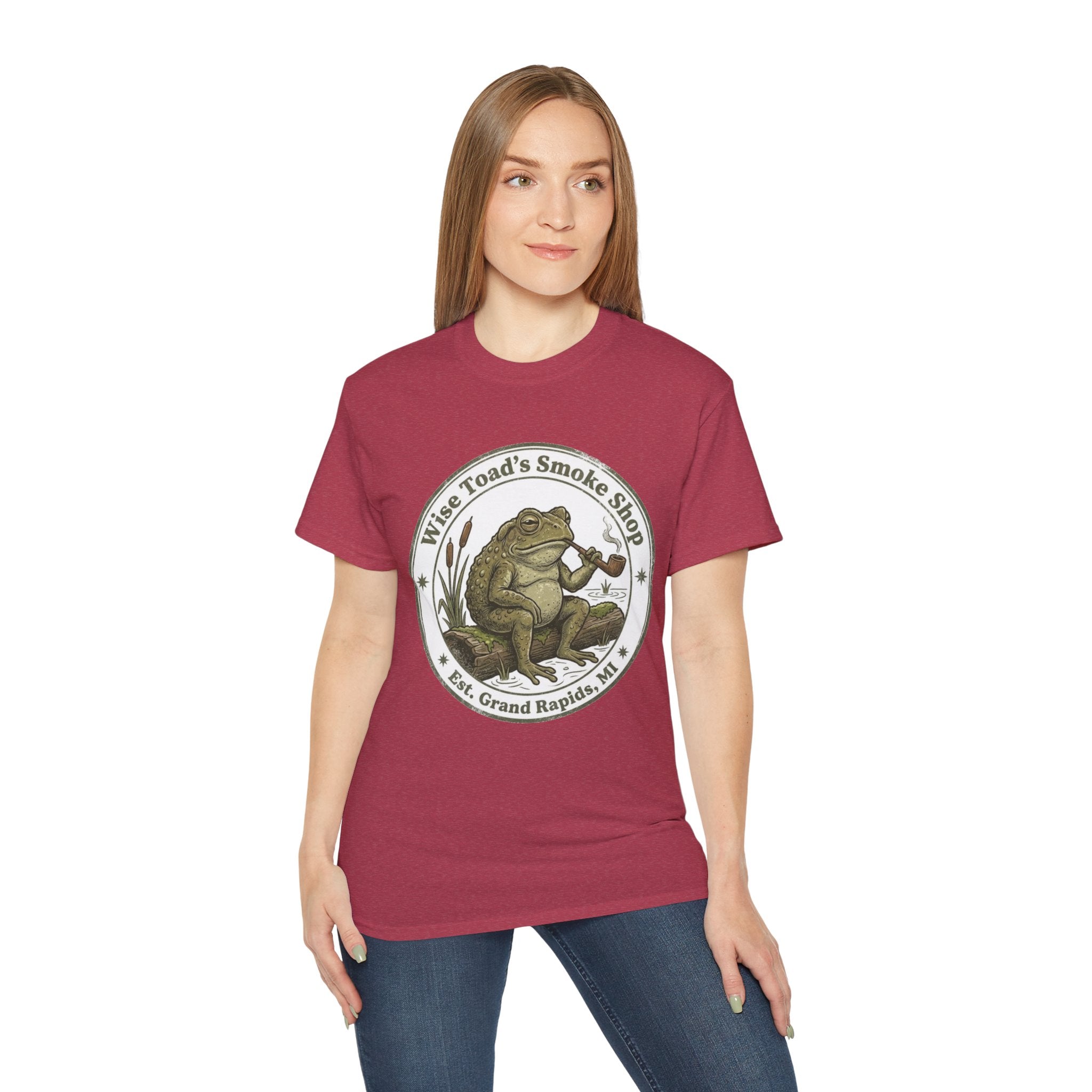 Wise Toad’s Smoke Shop Vintage Frog Logo Tee T-Shirt