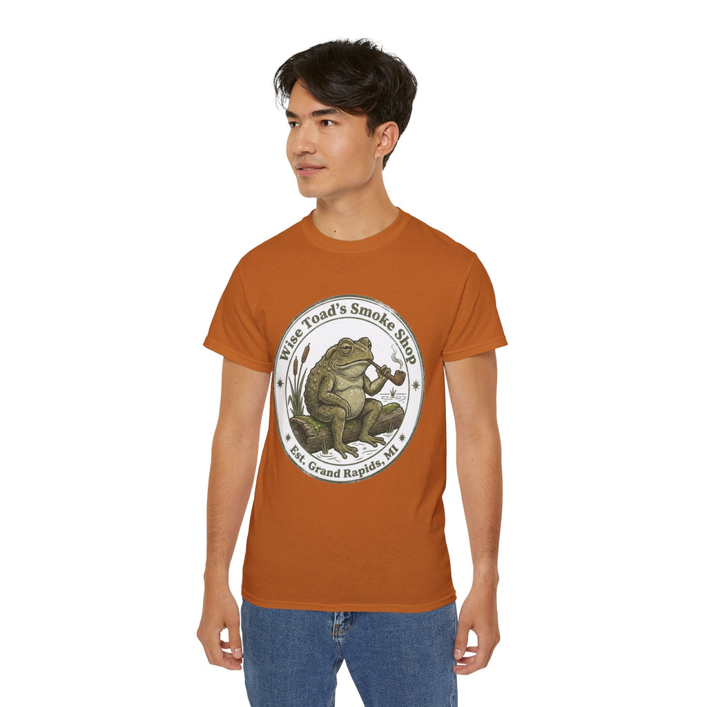 Wise Toad’s Smoke Shop Vintage Frog Logo Tee T-Shirt