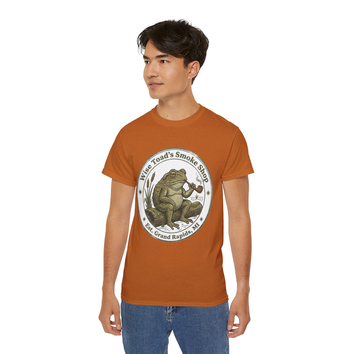 Wise Toad’s Smoke Shop Vintage Frog Logo Tee T-Shirt