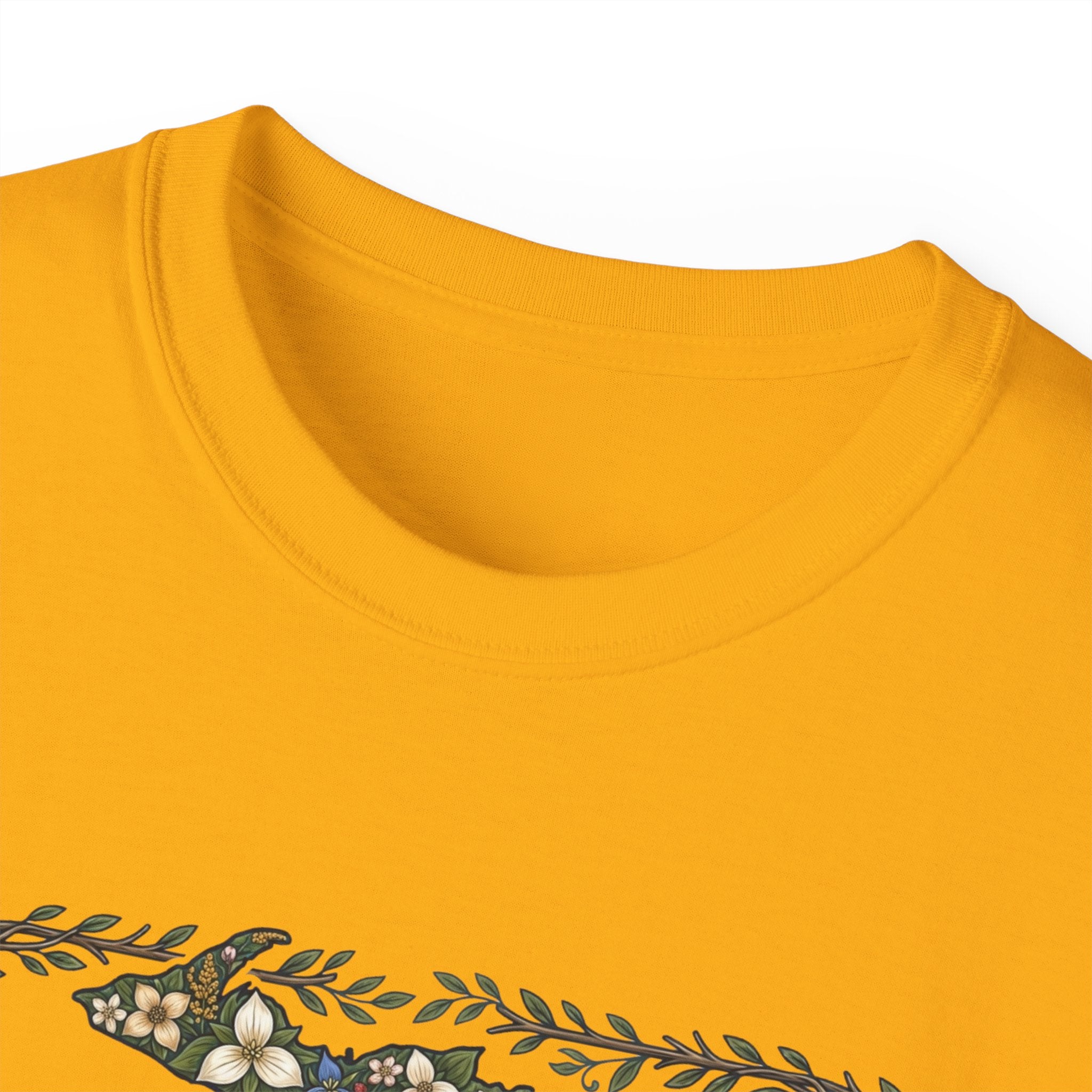 Michigan Mom T-Shirt – Floral State Pride Tee for Moms