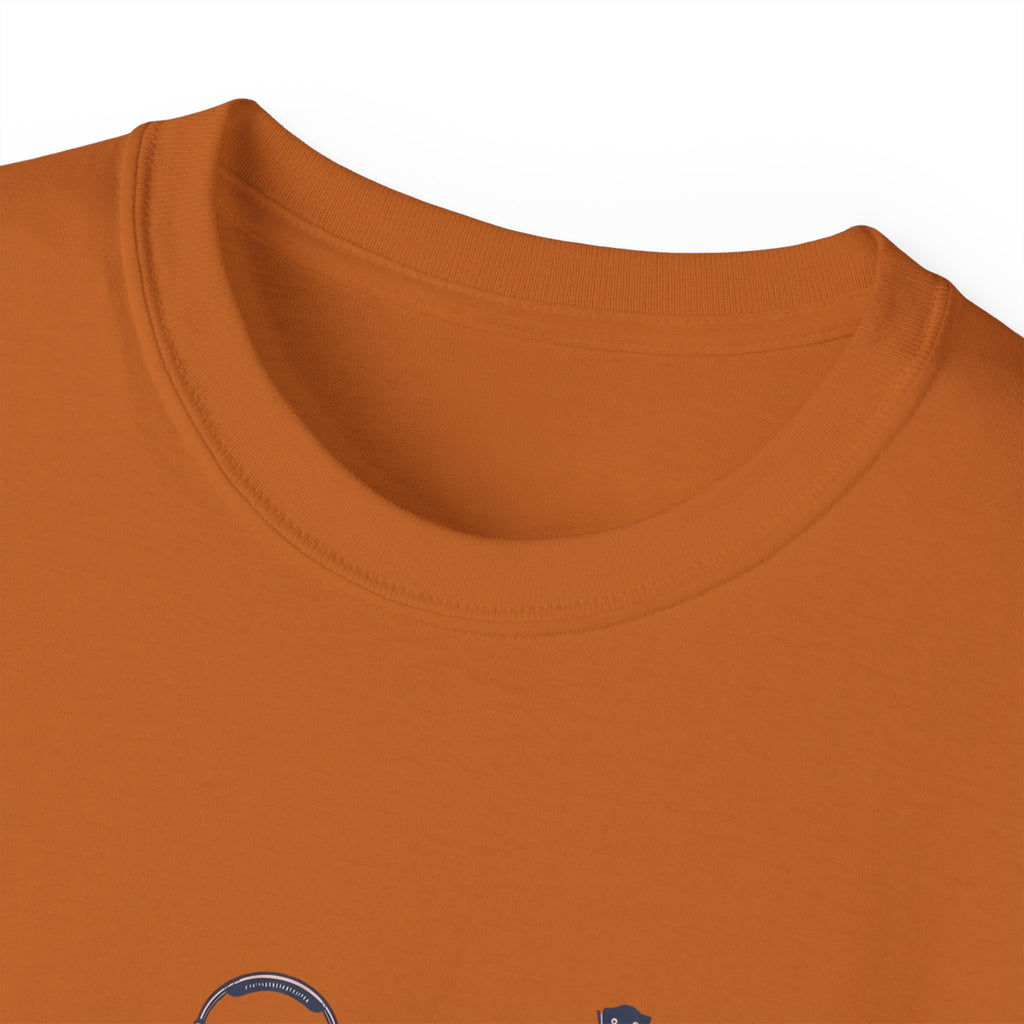 Acoustic Instrument Tee — Guitar, Ukulele & Headphones Graphic T-Shirt
