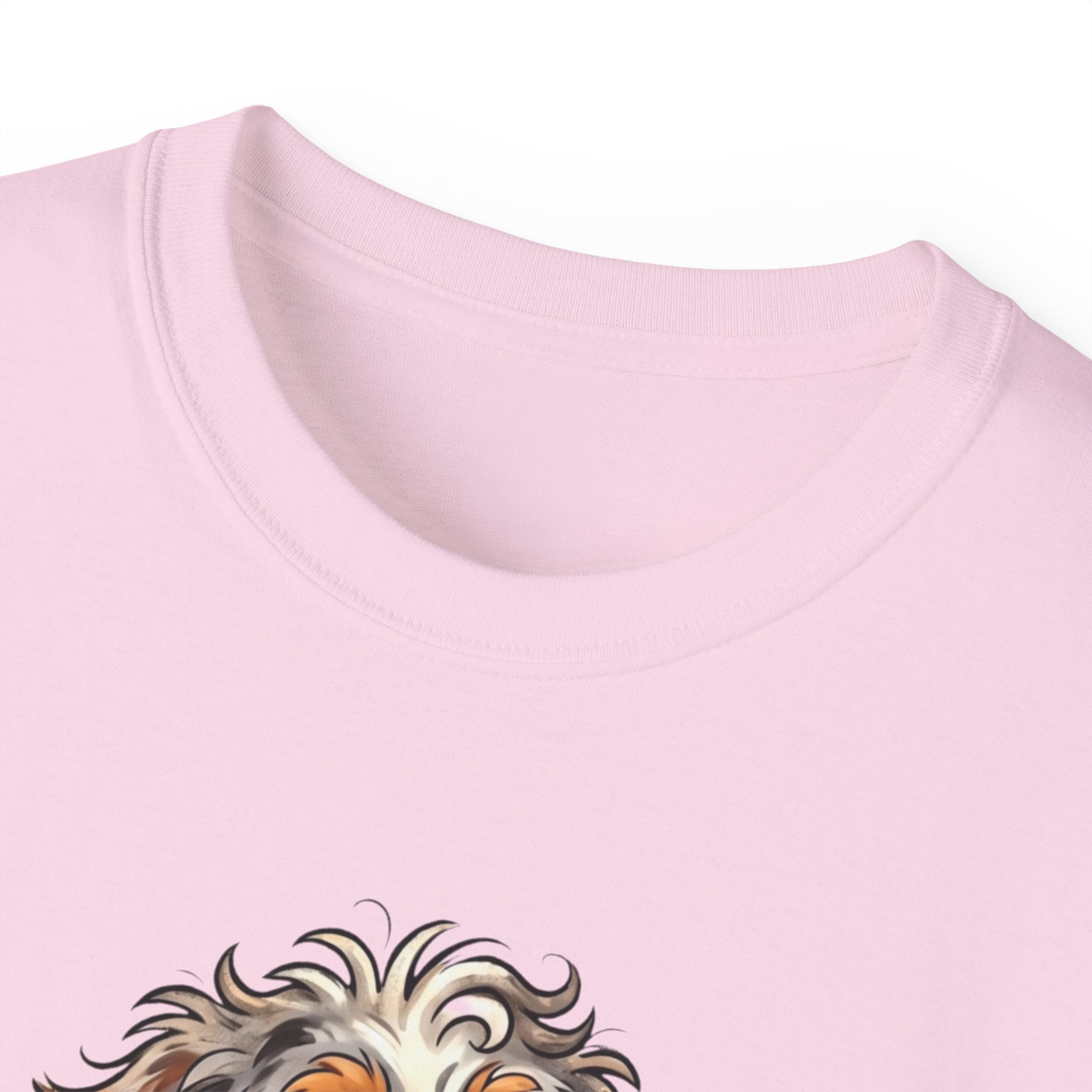 Dog Lover T‑Shirt – Cute Pup Wearing “Pobody's Nerfect” Shirt (Funny Pet Tee)
