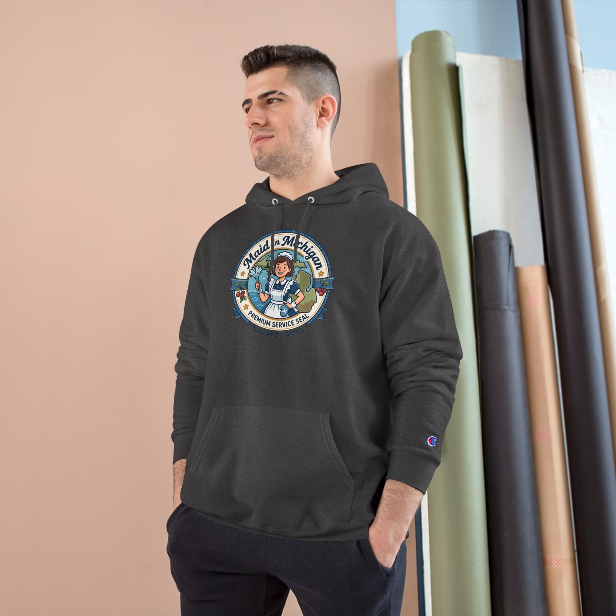 Michigan State Retro Champion Hoodie — World in Michigan Vintage Design