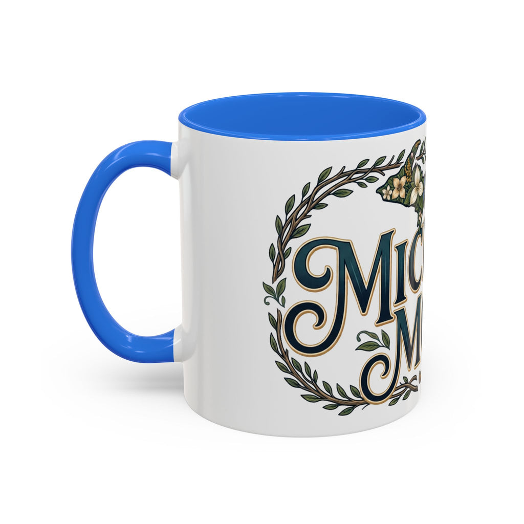 Michigan Mom Coffee Mug — Floral State Pride 11oz/15oz