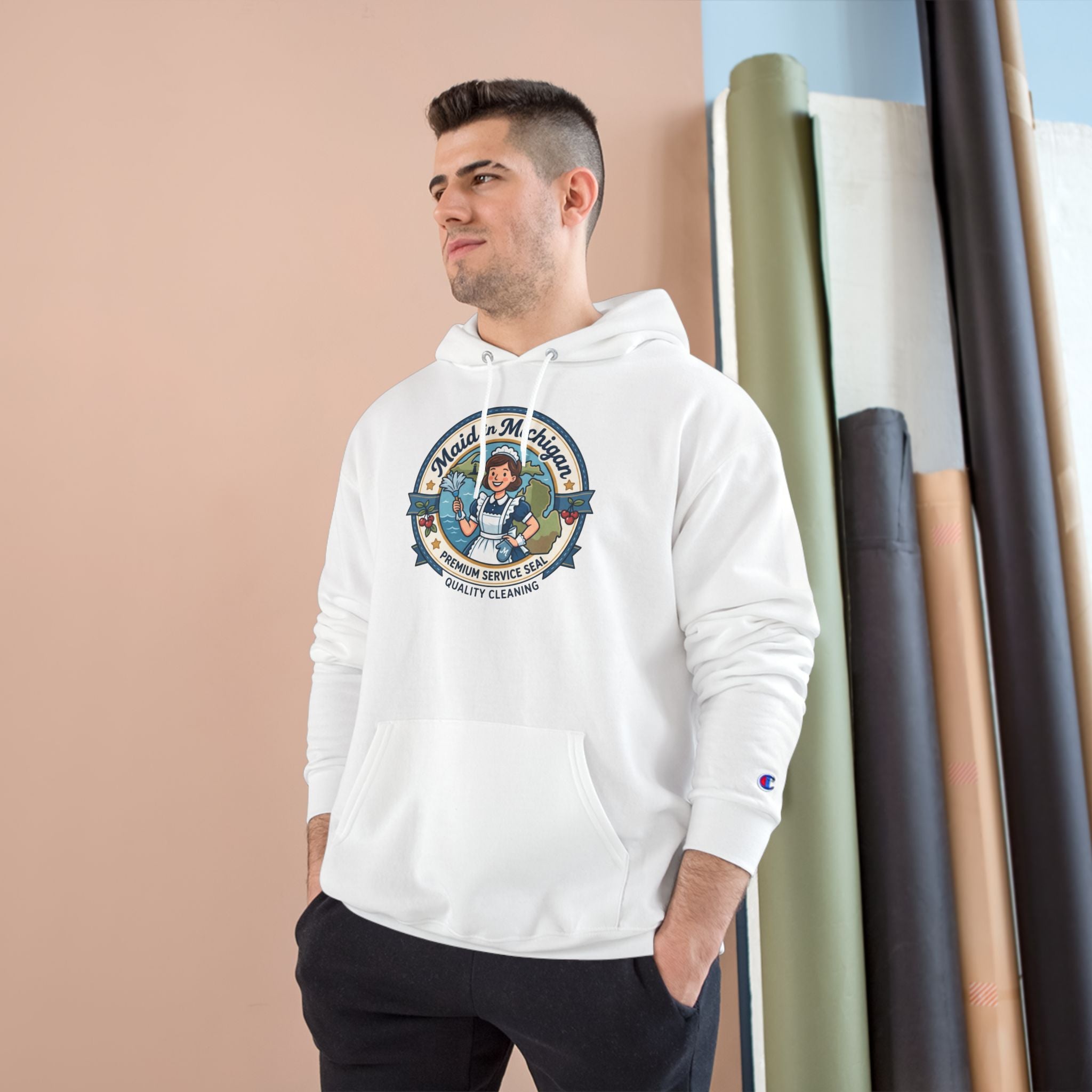 Michigan State Retro Champion Hoodie — World in Michigan Vintage Design