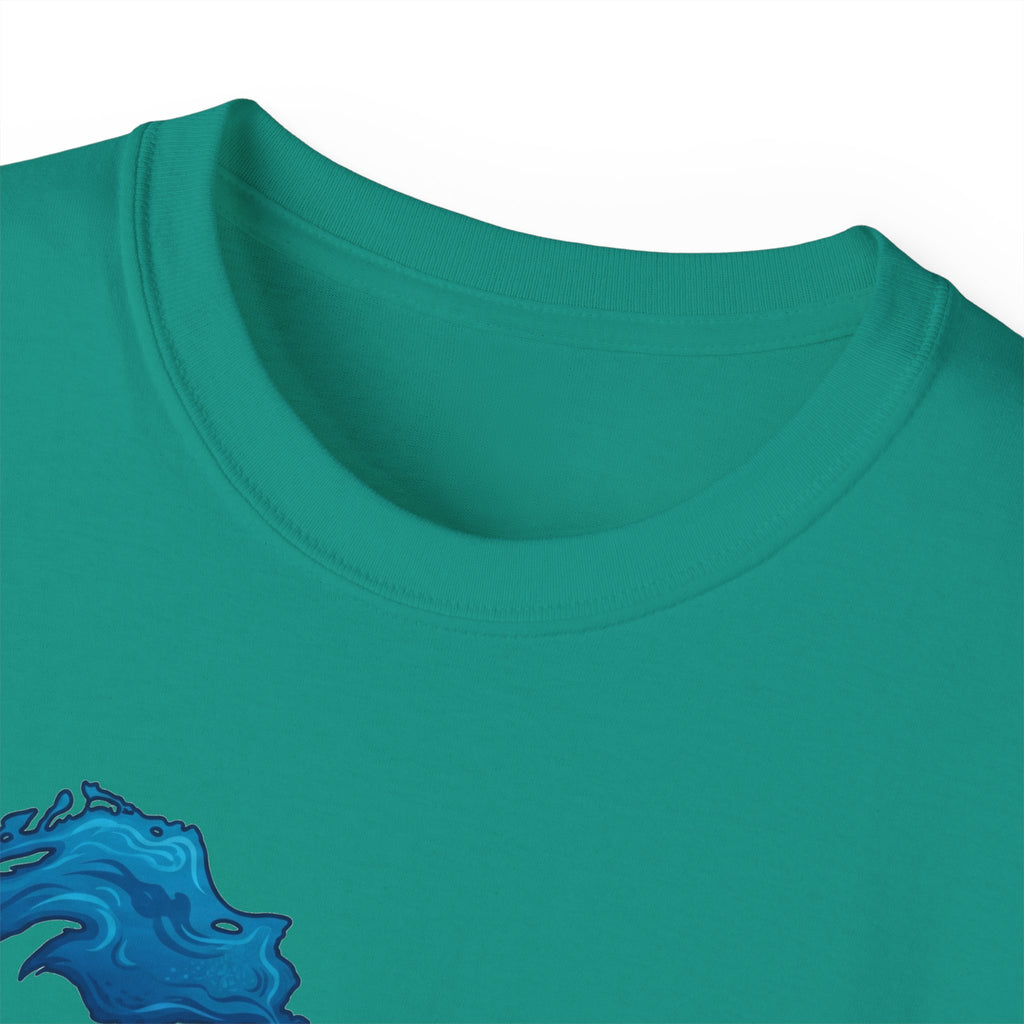 Great Lakes Map T-Shirt — Stylized Blue Lakes Tee
